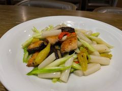 羊肚菌酿虾滑炒藕尖-榕意·川味之美(深业上城店)