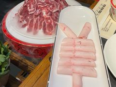 大刀鲜切羊上脑-南门四季铜锅涮肉(左家庄店)