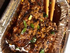 锡纸烤脑花-京韵胡同·酱香羊蝎子火锅涮肉(长寿路店)