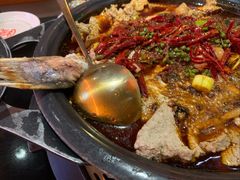 -探鱼·鲜青椒爽麻烤鱼(银泰城店)