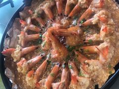 铁板蒜香虾-雅和生态渔庄·宜城锅巴饭(龙灵山公园店)