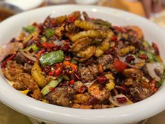 干锅排骨虾-田园印象·成都土菜院子(华阳店)