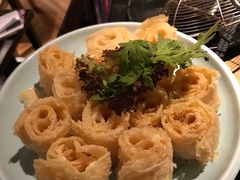炸腐皮-左庭右院鲜牛肉火锅(南通CBD大有境店)
