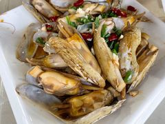 葱油蛏子-胖大嫂渔家排档·全海景餐厅(渔村店)