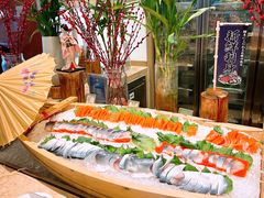 -大中华希尔顿酒店-念自助餐·海南美食·三文鱼