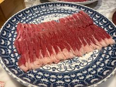 现切羊后腿-北京老门框爆肚四季涮肉(淮海东路外滩店)