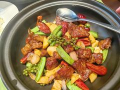 石锅椒麻牛肉-海味·悦外滩中餐厅(上海宝龙丽筠酒店)