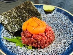 生牛肉拌海胆-九州酒场ひこぞう(1号店)