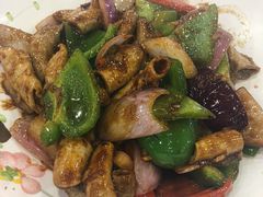 青椒炒鹅肠-蛇平饭店(明园路店)
