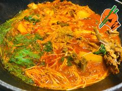 土豆排骨火锅-喇喇排骨火锅·传统韩式脊骨汤(望京西园总店)