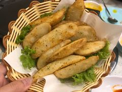 芥末起司薯角-韩时烤肉(枫蓝店)