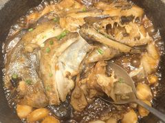 -海派美食·家宴海鲜青岛菜·石锅鲽鱼头(东方城店)