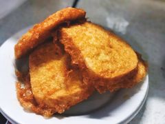 鸡蛋炸馒头片-大槐树烤肉馆