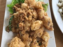 咸蛋鱿鱼-真浪大家乐海鲜餐馆