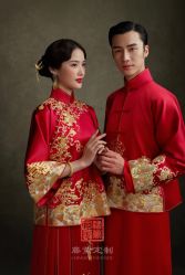 点击看大图 -藤薰定制中式嫁衣礼服旗袍店