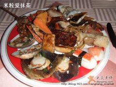 自助餐里的东西~~-黄金海景大酒店-旋转餐厅