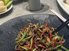 野山椒牛肉丝-木守西溪溪隐餐厅