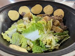 -粘豆包柴火铁锅炖