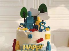 -咖咖熊蛋糕定制·英国蓝风车动物性淡奶油