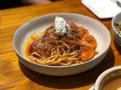 鲜茄茸大虾配马斯卡朋意大利面-BE BRIGHT KITCHEN(正佳广场店)