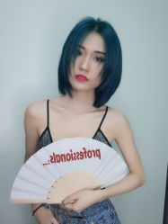 -INS羽毛接发·巴黎画染