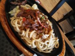 铁板日式牛柳丝炒乌冬-大家乐(广州天河城六楼店)