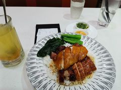 叉烧拼烧鸭饭-锦园春香港茶餐厅(西海湾旗舰店)