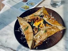 法式布列塔尼荞麦蘑菇菠菜煎饼早-The Rug Cafe(王府中环店)