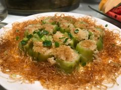 金蒜蒸广东丝瓜-花舍·新派粤菜·西餐·下午茶(亚运村·鸟巢店)