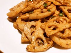 绿茶小炒藕片-绿茶餐厅(朝阳大悦城店)