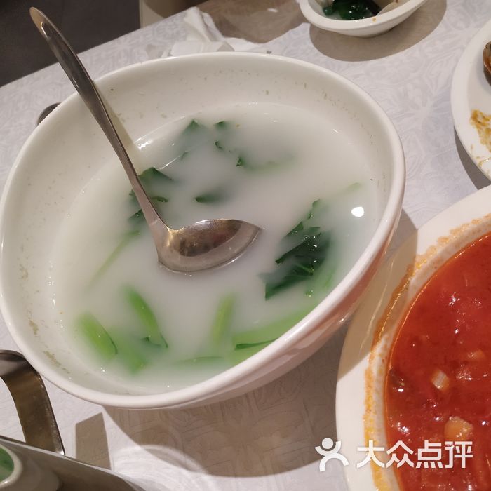 北李妈妈菜牛眼贝炖小白菜汤图片-北京东北菜-大众点评网