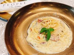 培根蘑菇奶酪意面-People · 首尔创作(百家湖1912店)