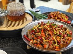 油炝牛肉（牛肉来自寻甸牧场）-一善菌·云南菌汤·云南菜(银泰城店)