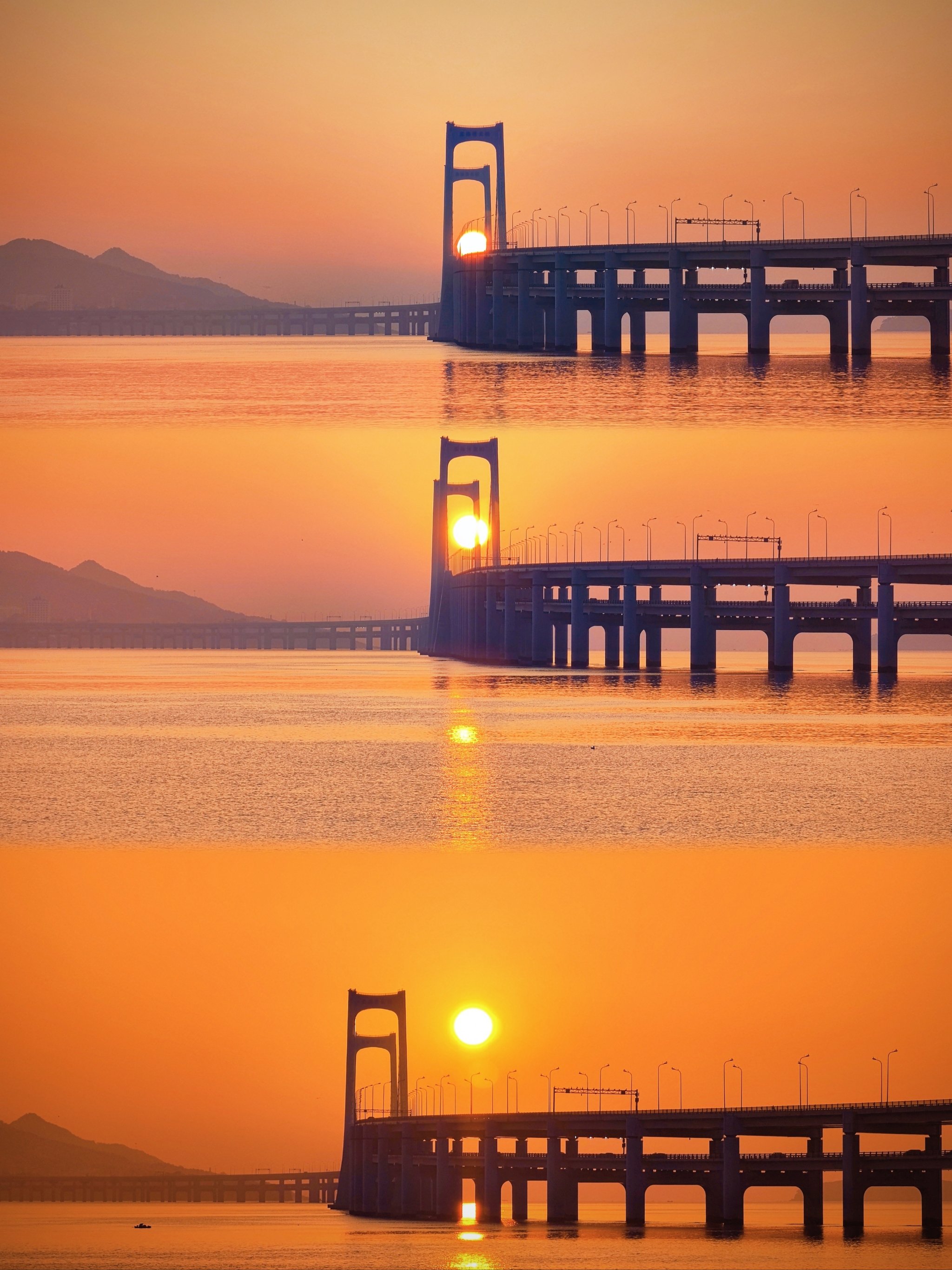 大连早晨天亮风景图片