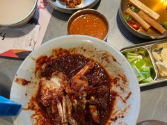 -草家酱蟹炭火烤肉店(珲春南路一店)