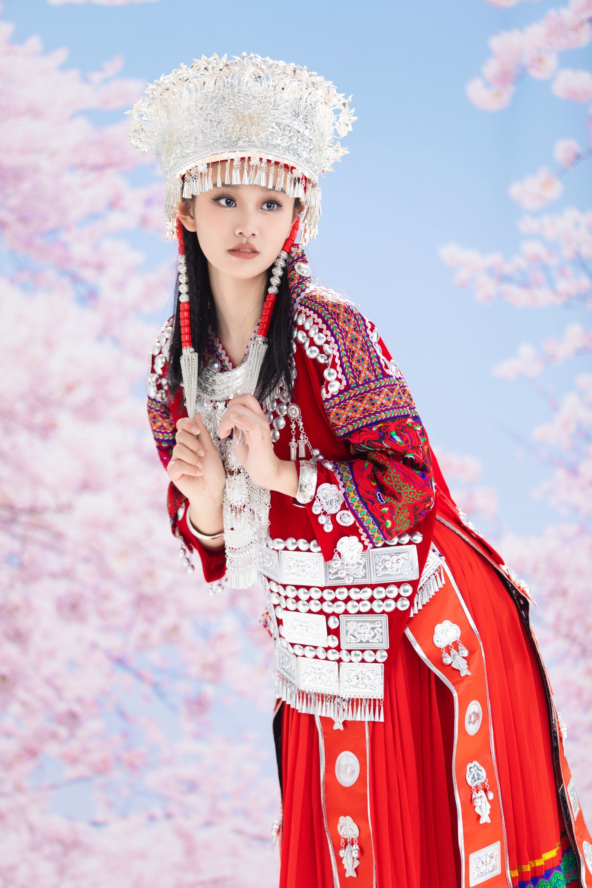 樱花下的少女心,一瞬间定格美丽🌸