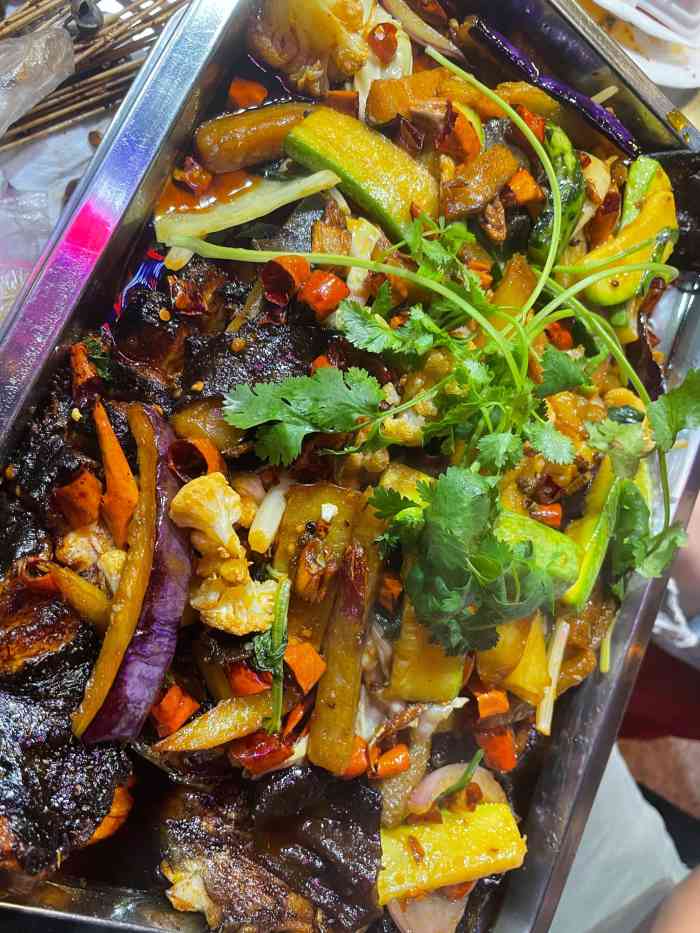 贵阳留一手烤鱼-"最差的一次用餐,我们两人硬是给我们四斤多.