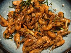 野蒜油爆小河虾-南京大牌档(青岛万象城店)