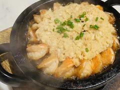 石板蒜蓉虾-小菜园新徽菜(合肥瑶海万达店)