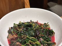 基地水煮苋菜-湖南老灶台·生态农业餐饮(龙胜店)