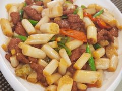 藕带炒牛柳-玉丰国际酒店·玉宴中餐厅