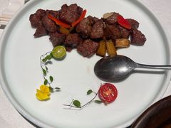 XO酱爆雪花牛肉-北平楼·烤鸭·北京菜(牡丹园店)