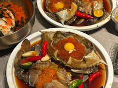 -草家酱蟹炭火烤肉店(珲春南路一店)