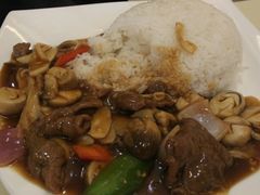 鲜菇牛肉饭-永盈茶餐厅(江南大道中店)