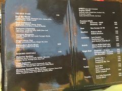 菜单-Rock Bar Bali(Bali)