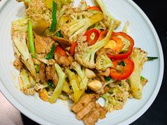 干锅有机花菜-老头儿油爆虾·1987杭州烟火味(湖滨银泰in77D区店)