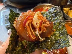 -草家酱蟹炭火烤肉店(珲春南路一店)