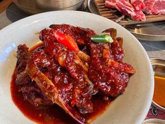 -草家酱蟹炭火烤肉店(珲春南路一店)