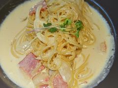 培根奶油意面-机器人火炉披萨