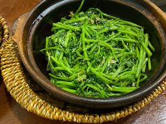 啫啫虾酱空心菜-熠盛粤味(永康路店)